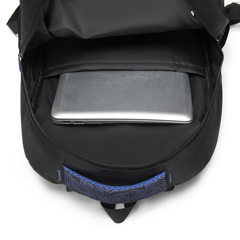 Stylish Geometric Print Backpack Acalora