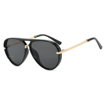 Women's fashion pilot sunglasses with elegant metal accents Bowlift