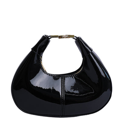Glossy Patent Leather Evening Handbag Acalora