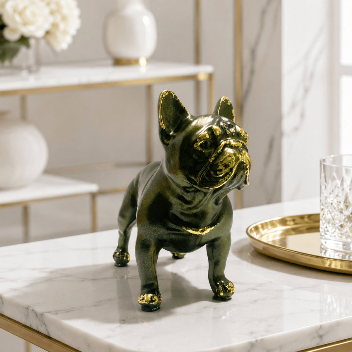 Decorative figure of a French Bulldog Acalora