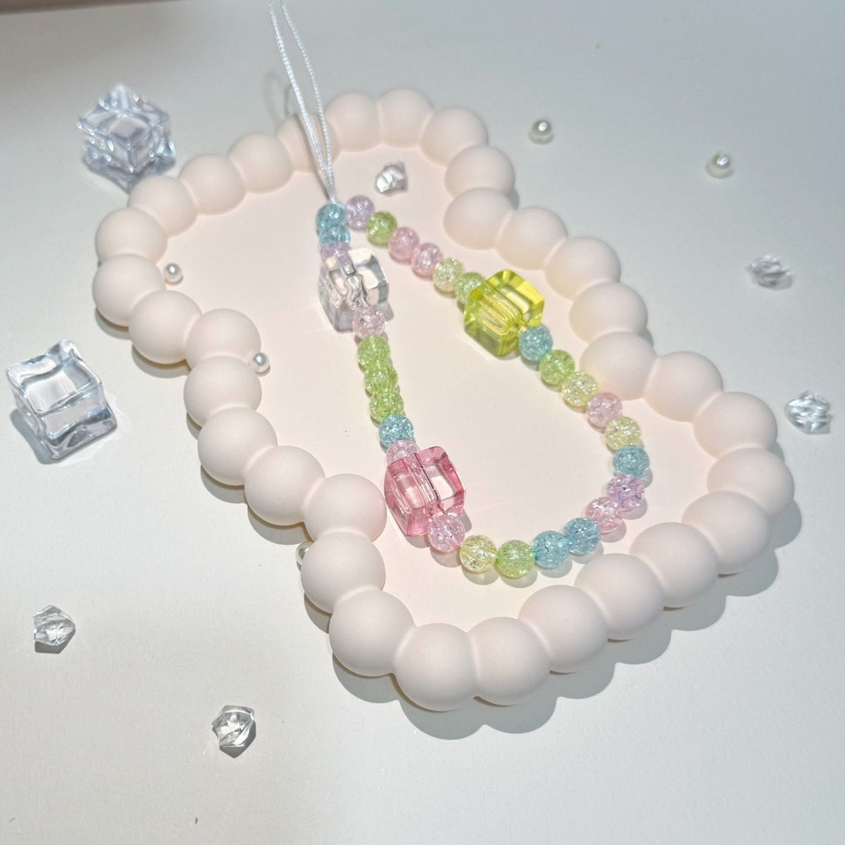 Colorful Beaded Phone Accessory Acalora