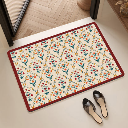 Geometric Pattern Decorative Floor Mat Acalora