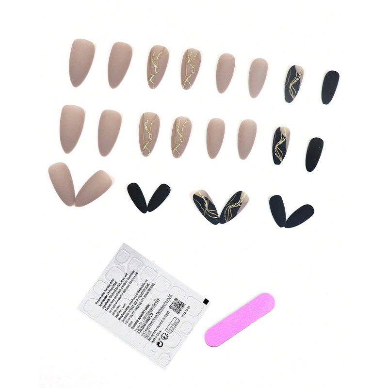 Luxury Abstract Art Press-On Nail Set Acalora