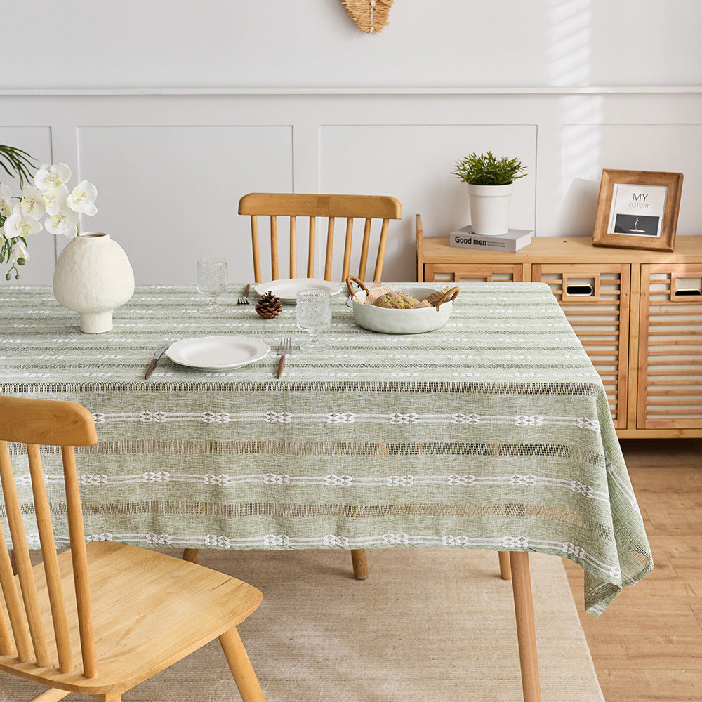 Elegant Woven Table Cover