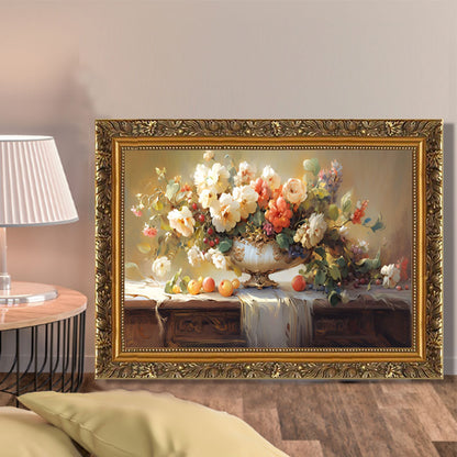 Vintage Style Fruit Basket Wall Decor