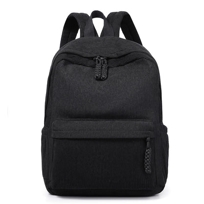 Casual Corduroy Backpack Acalora