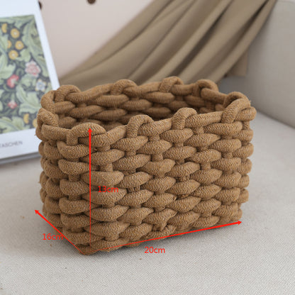 Storage basket with braided design Acalora