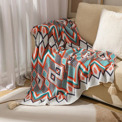 Bohemian Patterned Throw Blanket