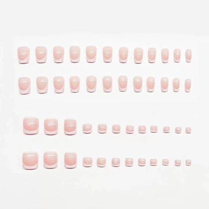 Premium French Tip Nail Set Acalora