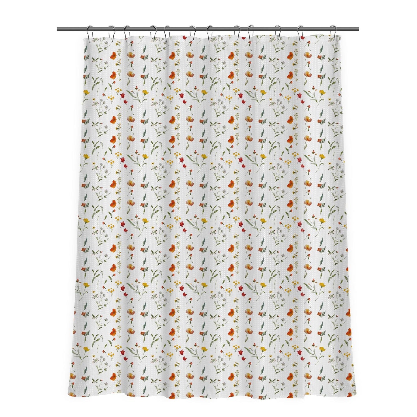 Floral Patterned Shower Curtain