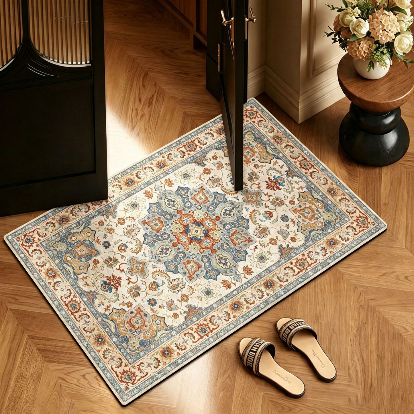 Elegant Vintage-Inspired Bath Mat Acalora