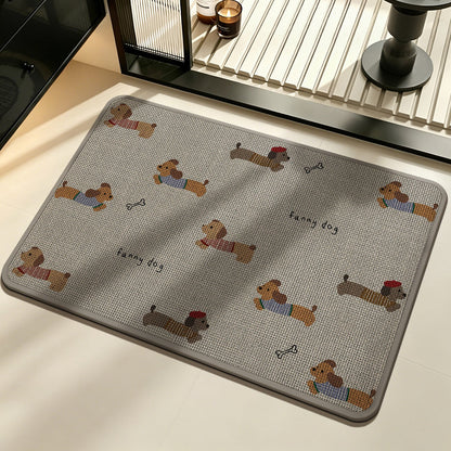 Funny Dog Character Doormat