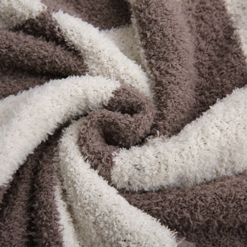 Cozy Checkerboard Throw Blanket