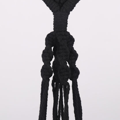 Macrame Plant Hanger with Decorative Design Acalora
