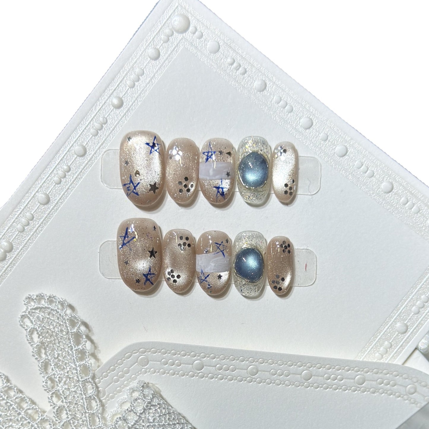 Celestial-Inspired Press-On Nail Set Acalora