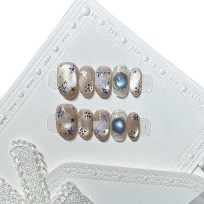 Celestial-Inspired Press-On Nail Set Acalora