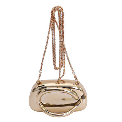 Chic Metallic Evening Clutch Acalora