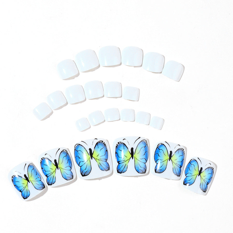 Decorative Butterfly Press-On Nail Set Acalora