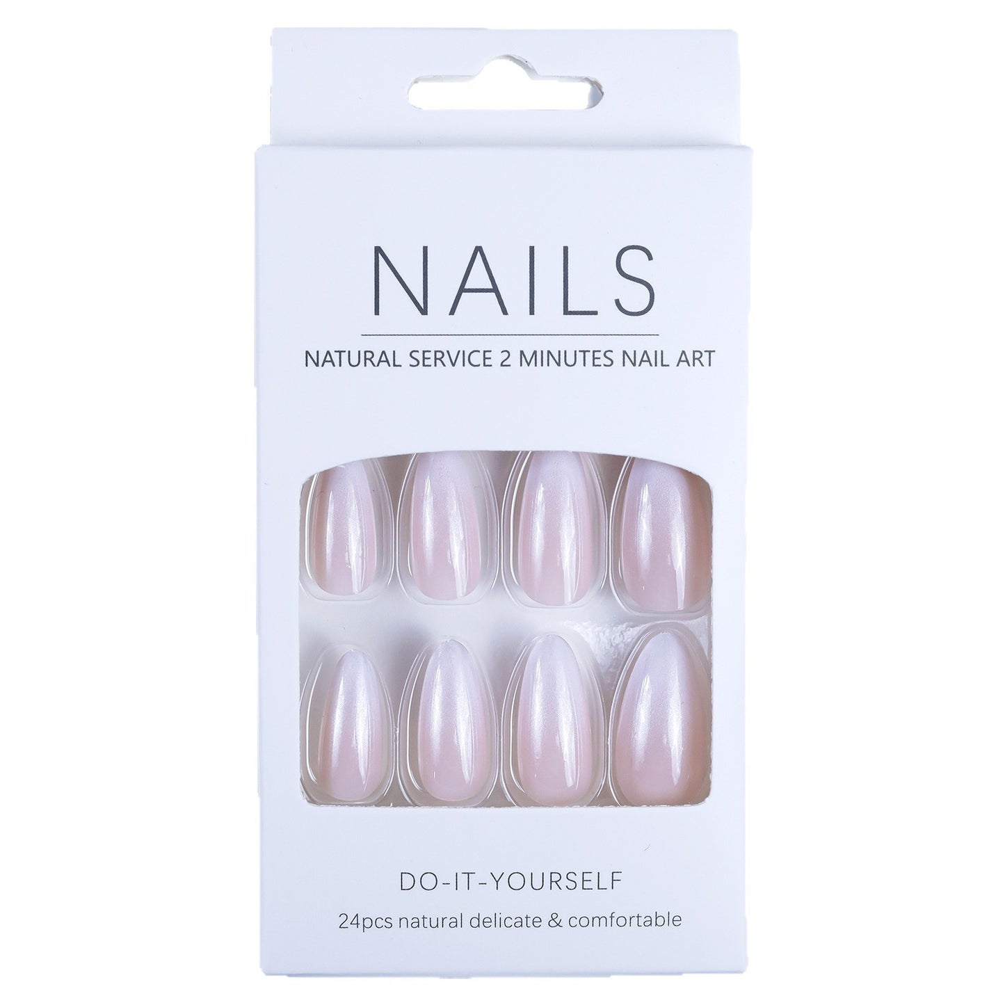 Premium Nails with French Tip Acalora