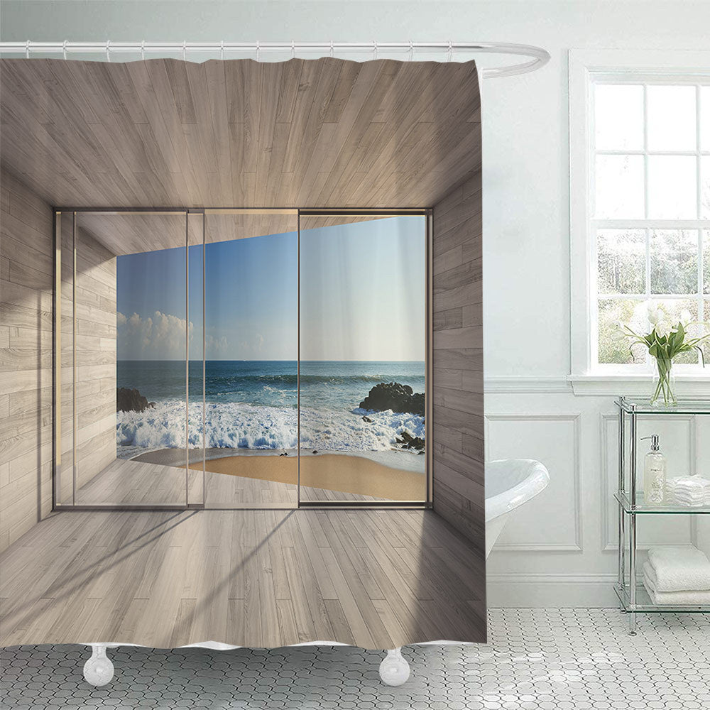 Tropical Oasis Shower Curtain