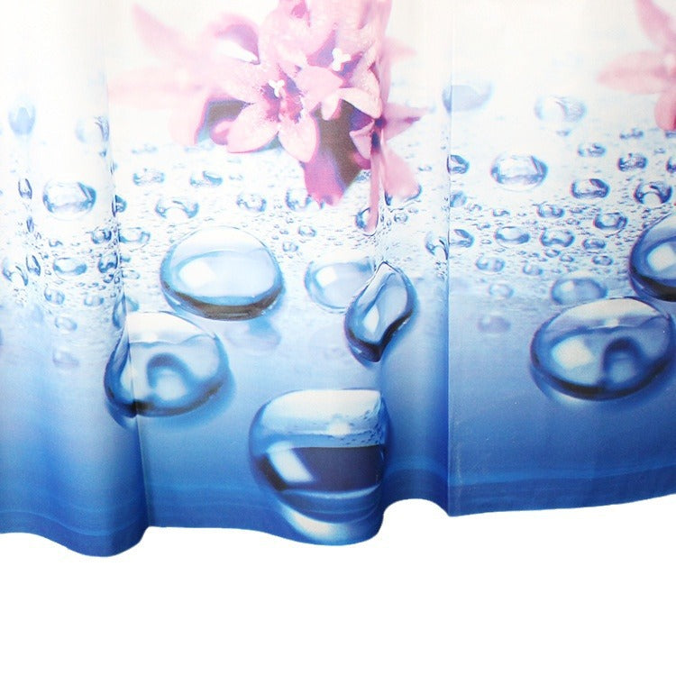 Floral Water-Resistant Shower Curtain
