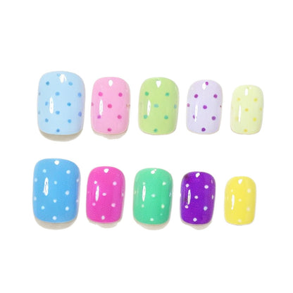 Playful Polka Dot Nail Wraps Acalora
