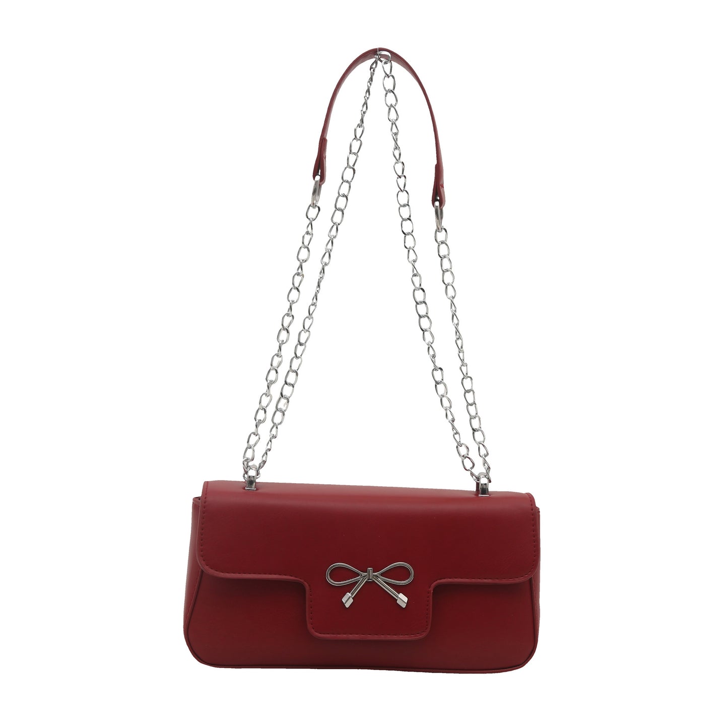 Elegant Bow Accent Crossbody Bag Acalora