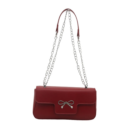 Elegant Bow Accent Crossbody Bag Acalora