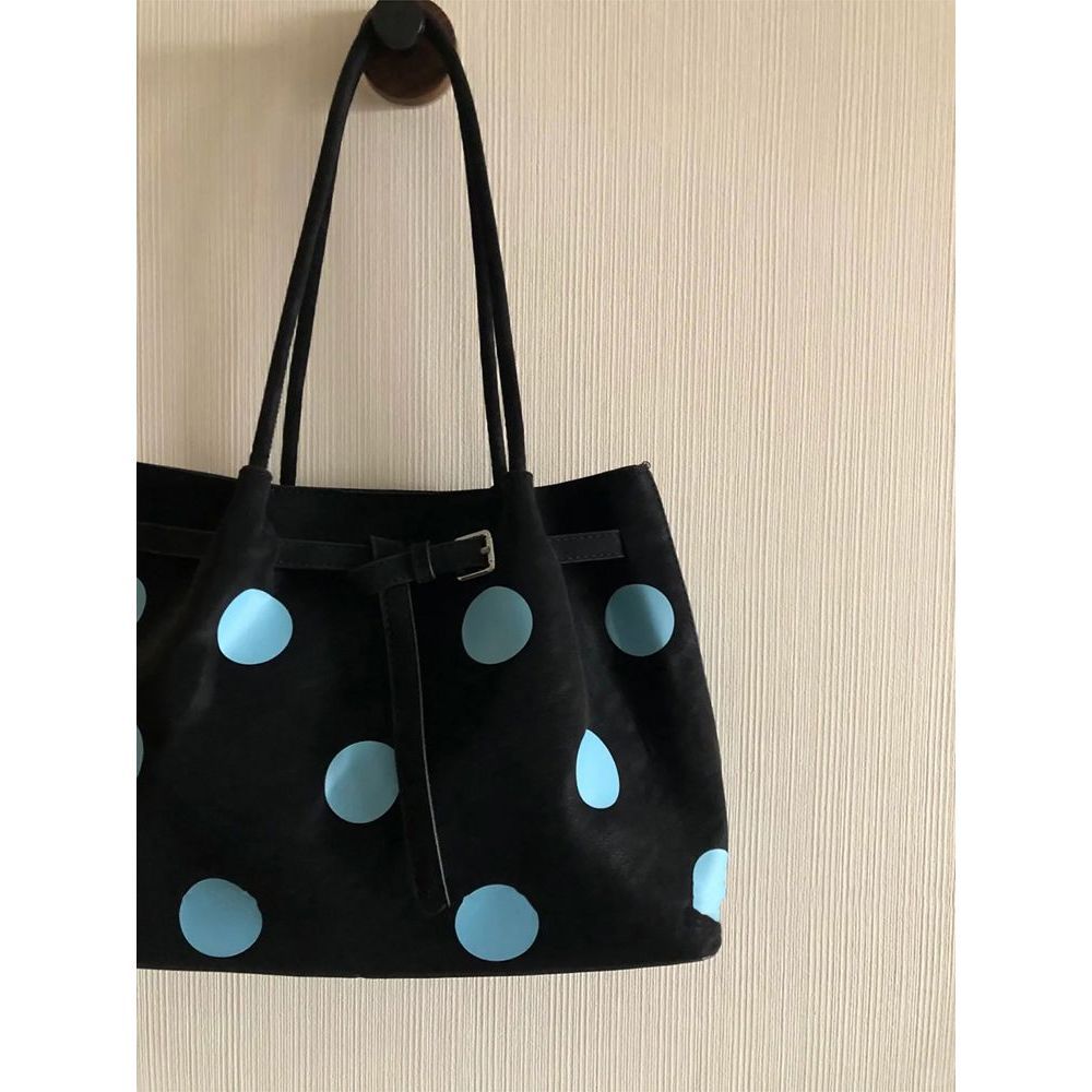 Stylish Polka Dot Tote Bag Acalora