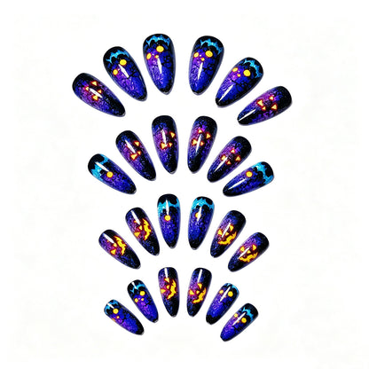 Spooky Pumpkin Themed Nail Art Acalora