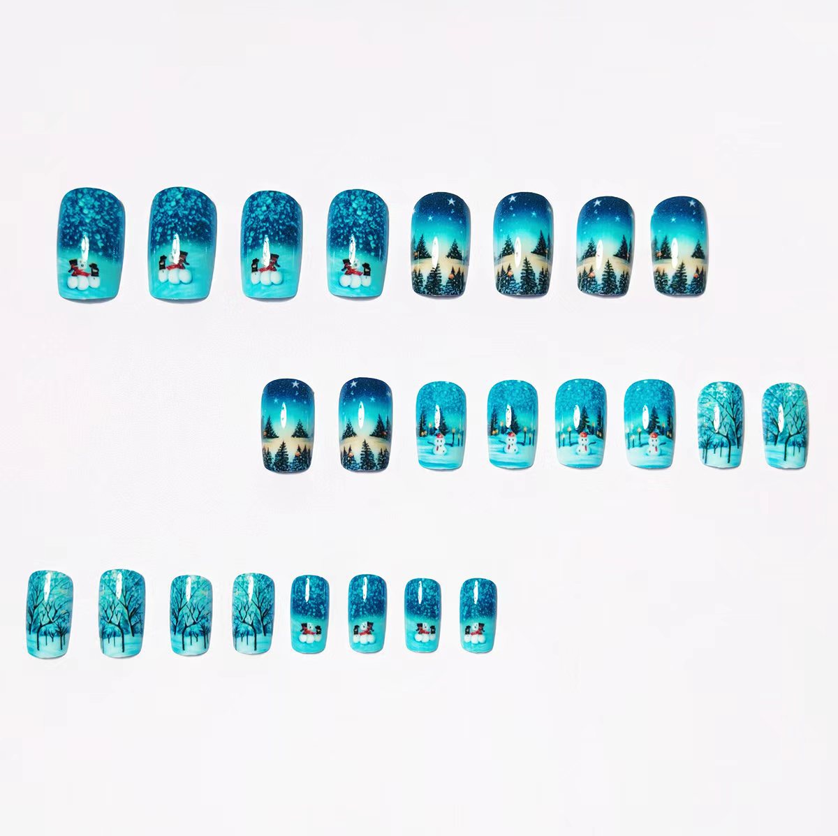 Winter Wonderland Themed Nail Art Acalora 1788155599