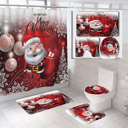 Festive Christmas Bathroom Set