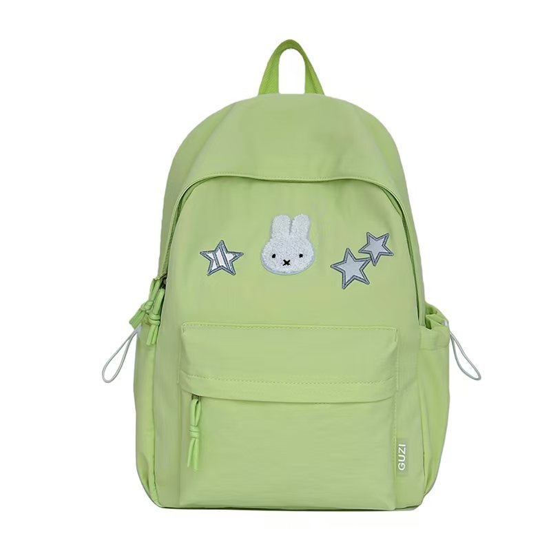 Charming Character-Embroidered Backpack Bowlift