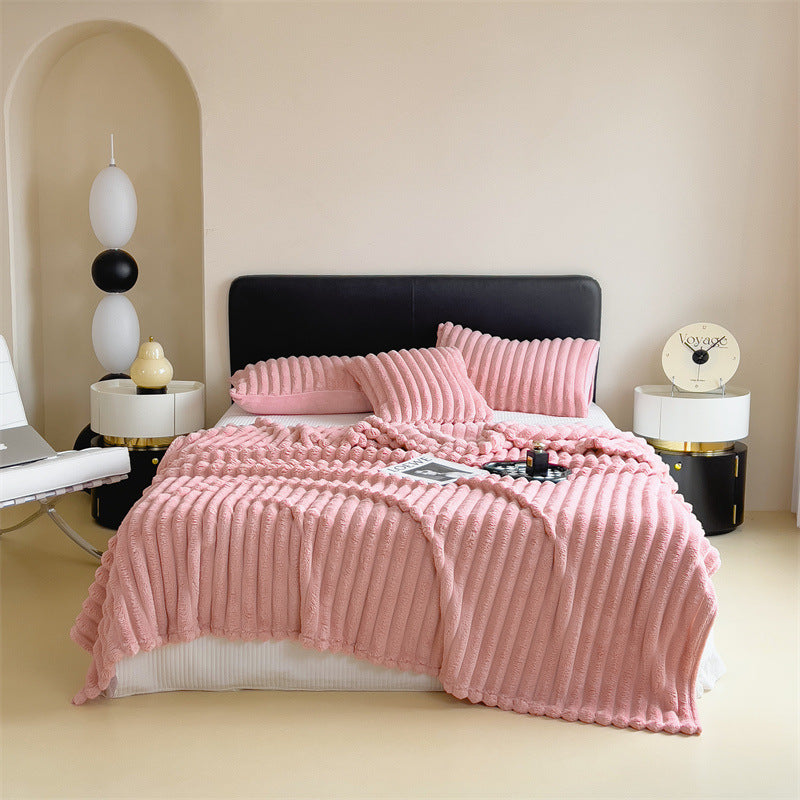 Women's Plush and Decorative Throw Blanket Karnz