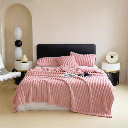 Women's Plush and Decorative Throw Blanket Karnz