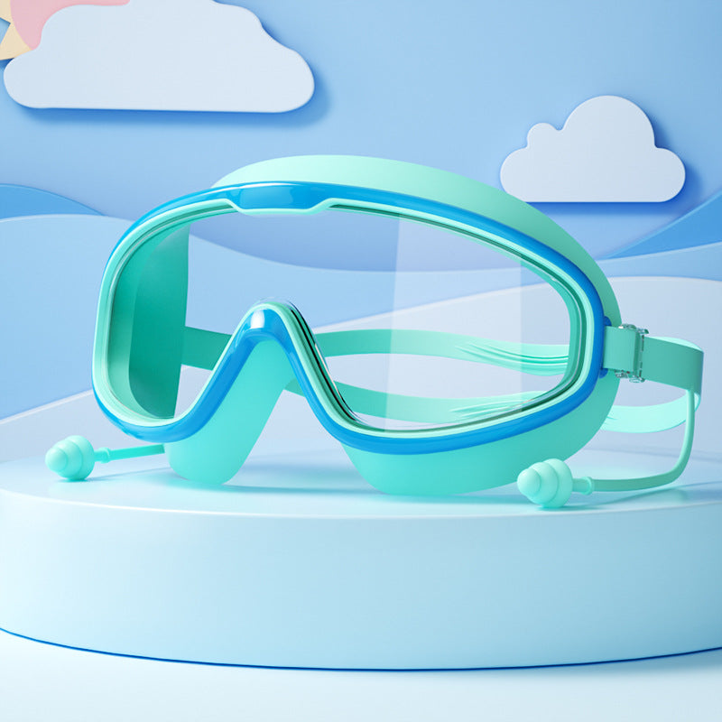 Skanto | Kid-Friendly Swim Goggles with Large Frames and Anti-Fog System