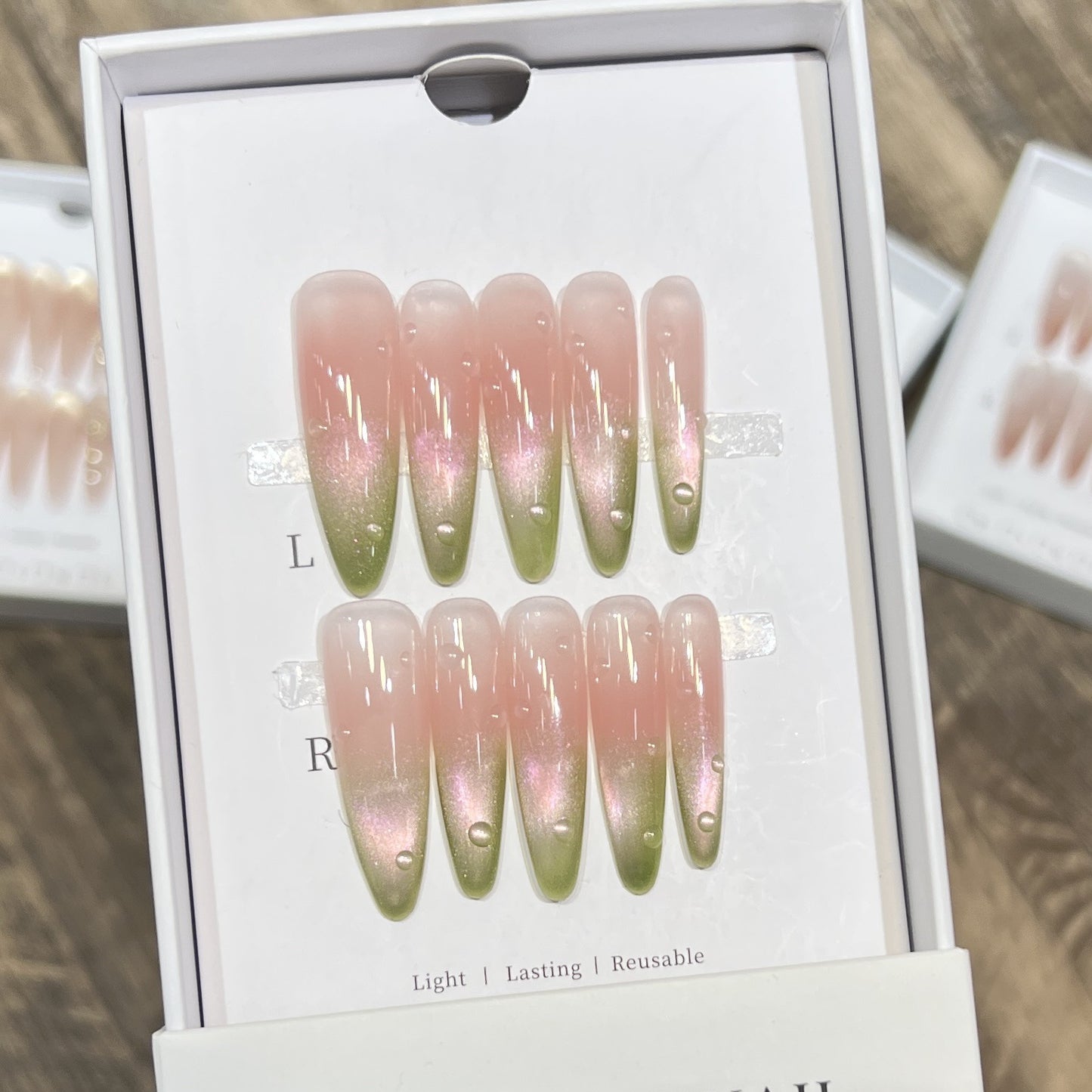Stiletto Ombre Press-On Nail Set Acalora