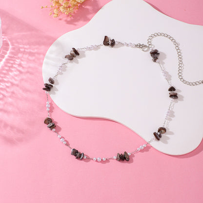 Elegant Floral Beaded Necklace Acalora