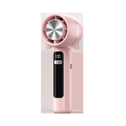 Cooling Portable Bladeless Mini Handheld Fan with Digital Speed Display Bowlift