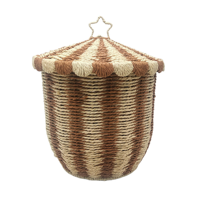 Decorative Woven Storage Canister Acalora