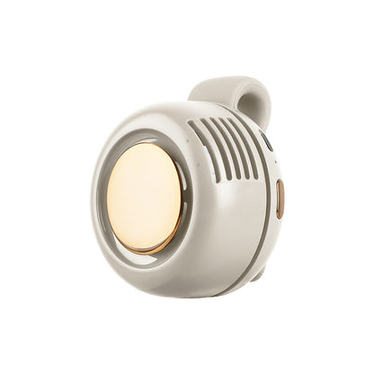 Cooling Clip-on Fan with Warm LED Light and Rechargeable Battery Skanto