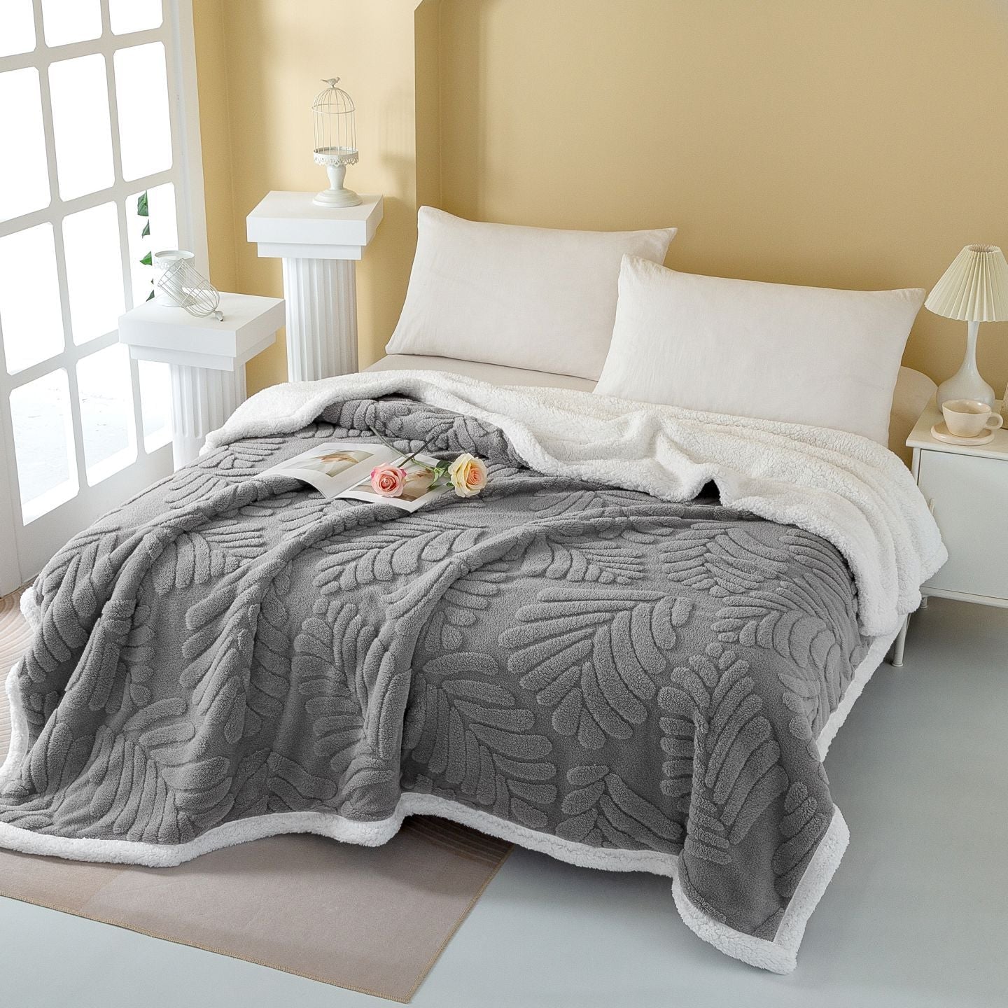 Cozy Fleece Throw Blanket