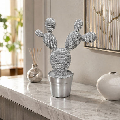 Glittering Cactus Decorative Figure Acalora