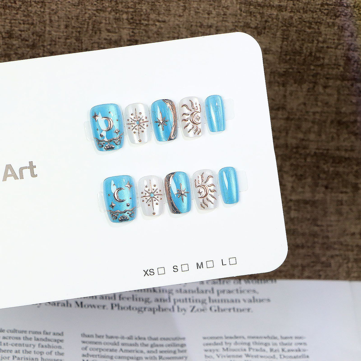 Celestial Press-On Nail Art Set Acalora