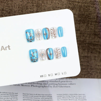 Celestial Press-On Nail Art Set Acalora