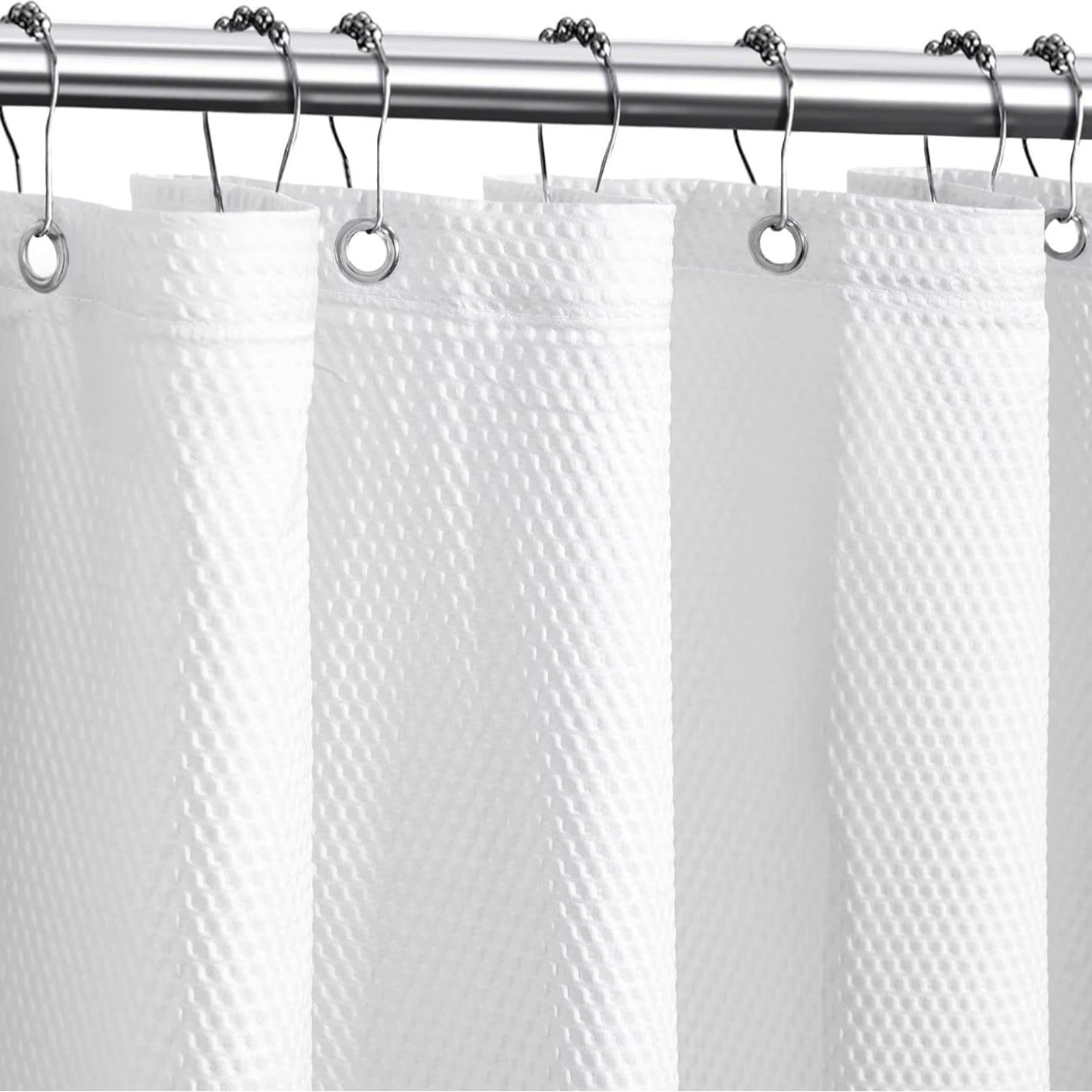 Textured Fabric Shower Curtain