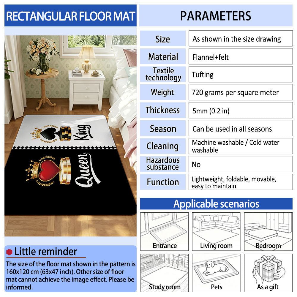 Unisex Themed Area Rug