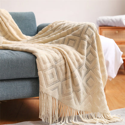 Cozy Decorative Woven Throw Blanket