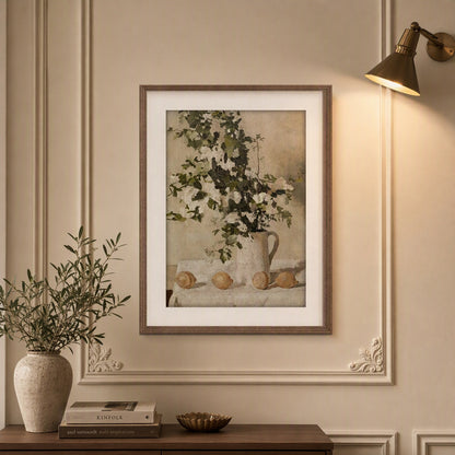 Vintage Flower Couple Wall Display