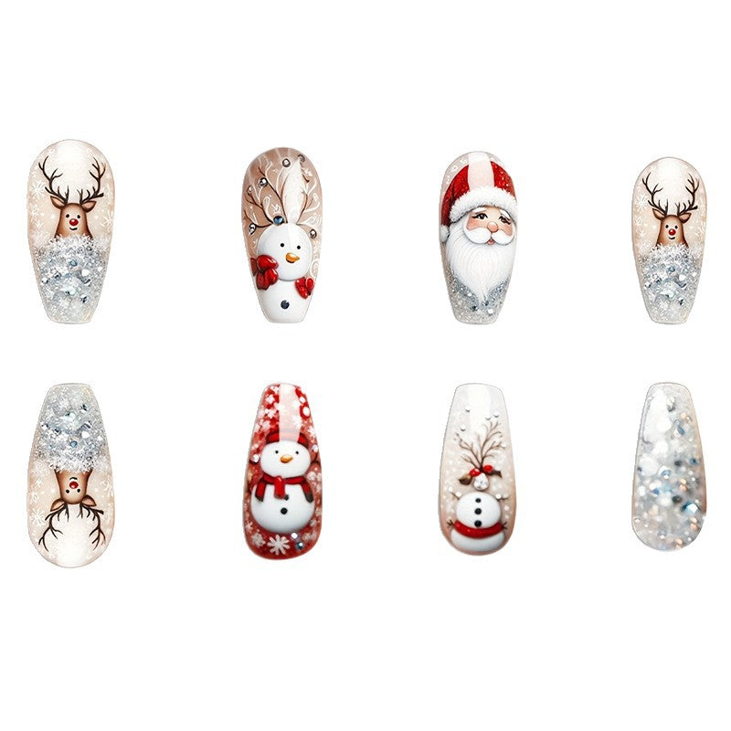 Festive Holiday Themed Nail Art Acalora